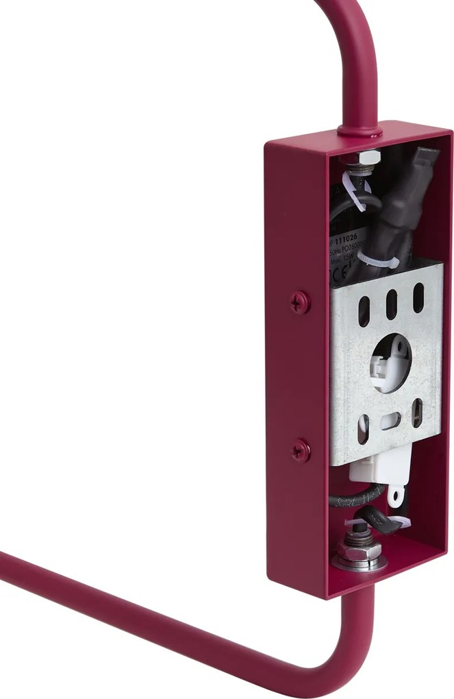 Lampada da Parete Moderna Viola con Interno Dorato Orientabile 2 Luci - Lune