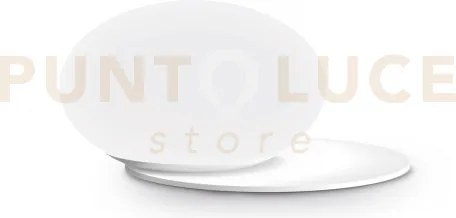 Ninfea lampada da tavolo 1 luce attacco gx53 lampadina inclusa bianca