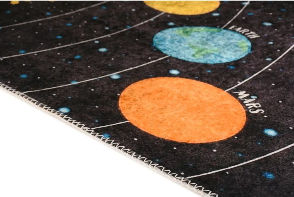Tappeto da gioco per bambini lavabile 80x120 cm Solar System – Vitaus