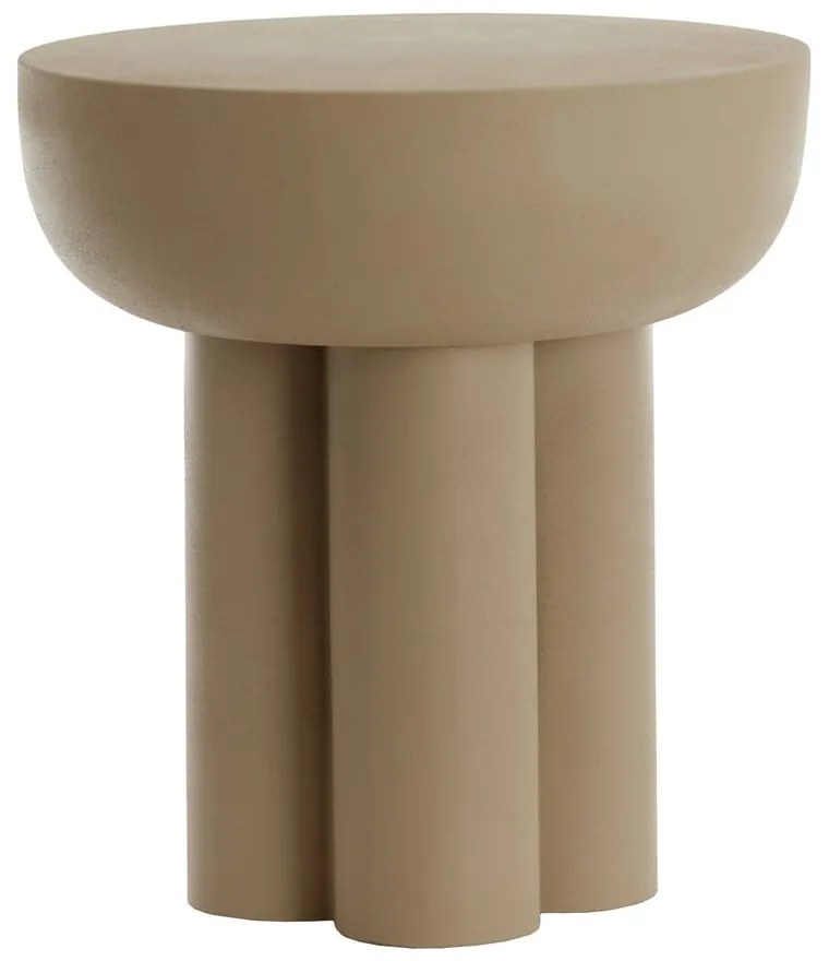 Tavolino rotondo in metallo ø 46 cm Mikola - Light &amp; Living