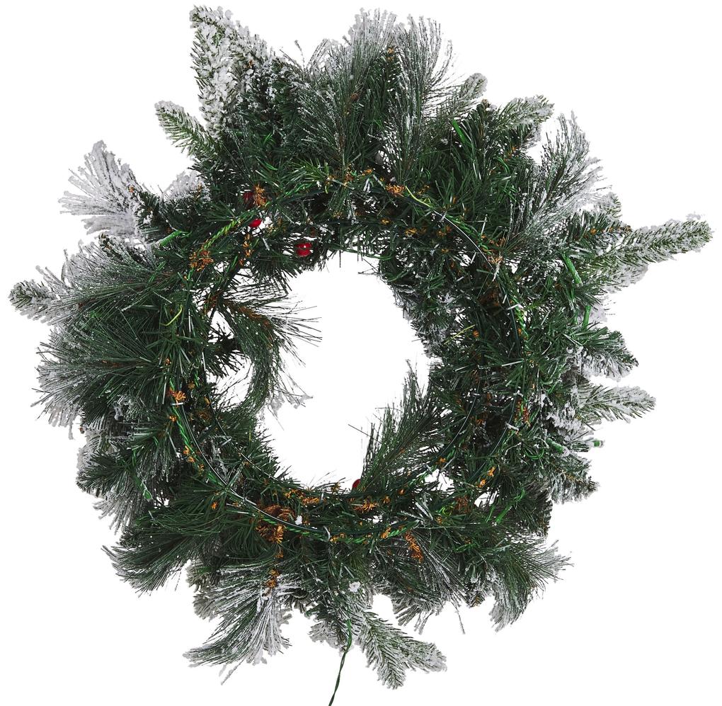 Ghirlanda natalizia LED ⌀ 55 cm WHITEHORN Beliani