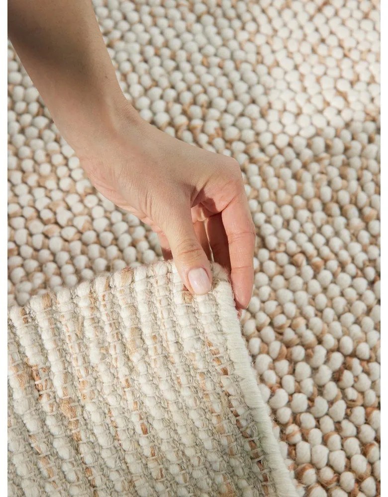 Tappeto beige tessuto a mano in lana 120x180 cm Peas - Villeroy&amp;Boch