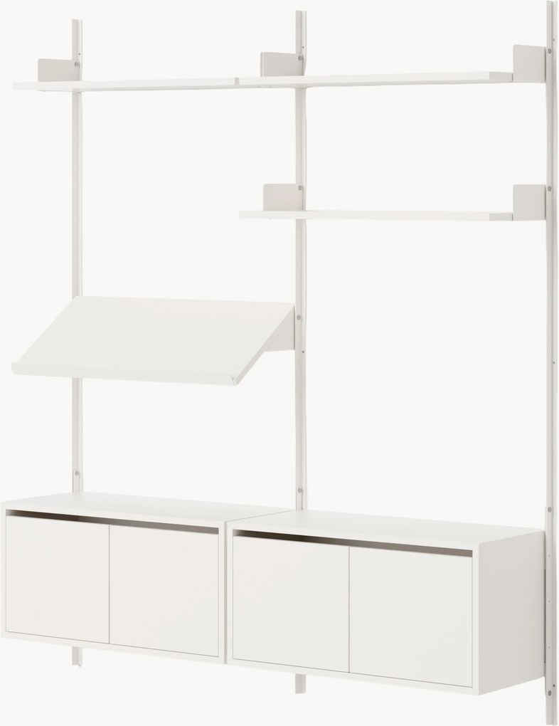 Scaffale grande da parete con armadietti Living