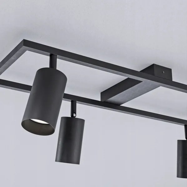 Faretto 4xGU10/30W/230V nero