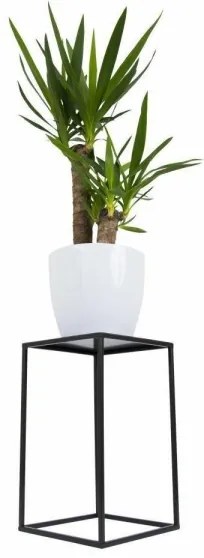 Portafiori 40x24 cm nero