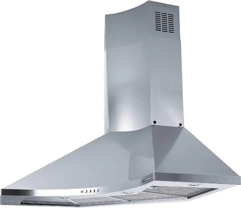 Cappa a parete FDPA 904 XS LED FRANKE argento L 90 cm