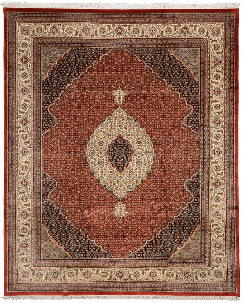 Tabriz Tappeto orientale 250 x 310 Rosso (Indian) Annodato A Mano