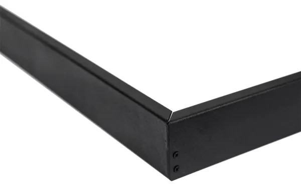 Telaio in metallo per l'installazione di pannelli LED 600x600 mm nero