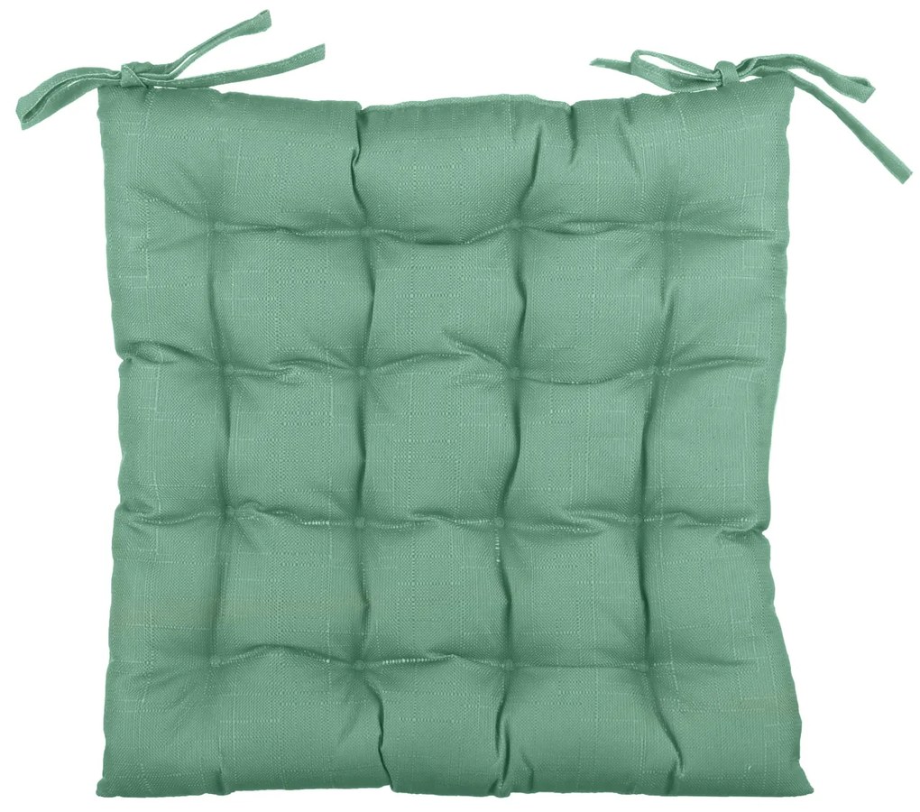 Cuscino sedia verde 42x42 cm idrorepellente