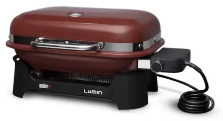 Weber Lumin Compact Barbecue Elettrico Multifunzione Cremisi - 91040953