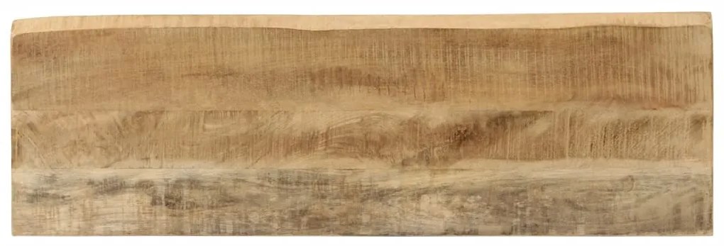 Tavolo consolle bordi vivi 105x33x76 cm legno massello di mango