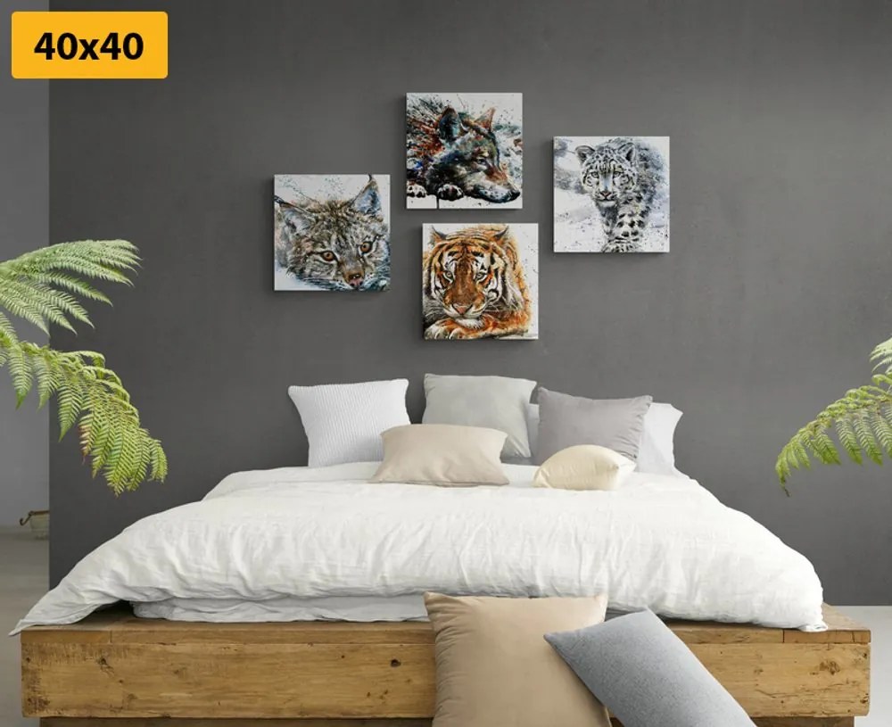 Set di quadri – Animali in splendida versione acquerello
