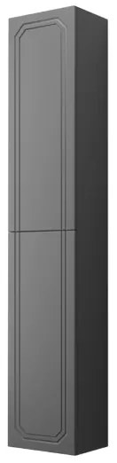 Colonna da bagno sospesa MAYA reversibile a 2 ante Grafite Opaco