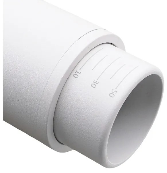 Faretto per sistema a binario trifase MICA 1xGU10/25W/230V bianco