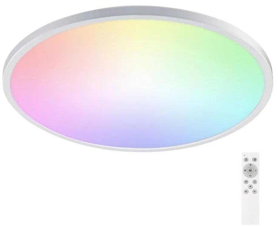 Aigostar LED RGBW dimmerabile bagno 24W 230V Ø42cm IP44 + telecomando