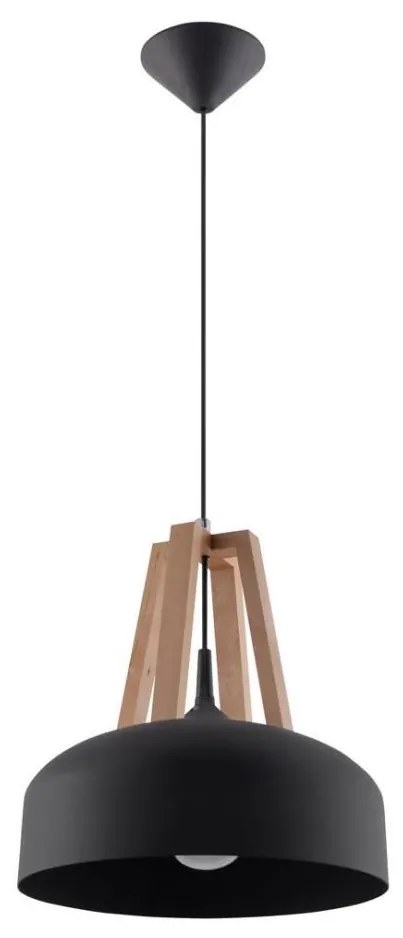 Sollux SL.0390 - Lampadario a sospensione con filo CASCO 1xE27/60W/230V diametro 30 cm