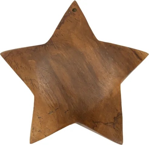 Decorazione Bintang Da App.In Teak Ric. Cmø19X5 Min2 (Pezzi Unici-Non Rip. In Serie)