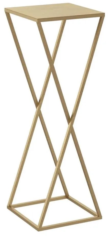 Portafiori 70x24 cm oro