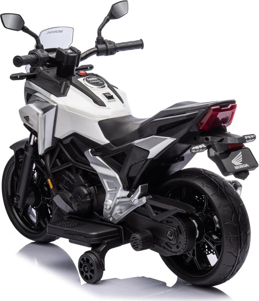 Moto Elettrica per Bambini Licenza Ufficiale Honda NC750X 12V 4,5Ah Bianco...