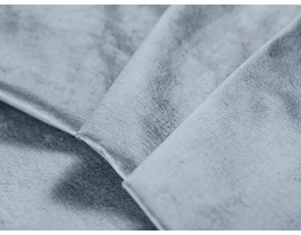 Divano letto in velluto azzurro Luca - Milo Casa