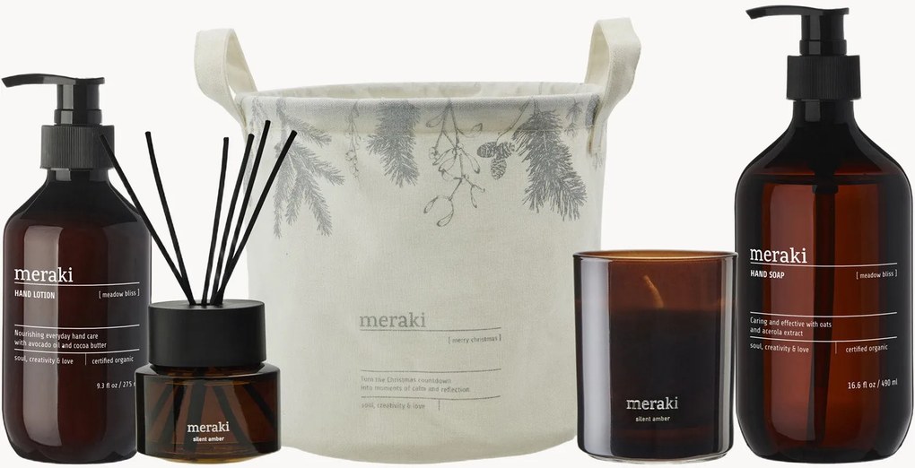 Set regalo cosmetici natalizi Advent, set da 4