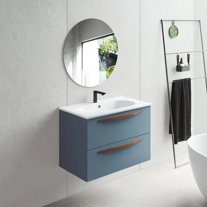 Mobile sottolavabo e lavabo Arco avio L 80 cm 1 vasca 2 cassetti