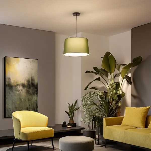 Paralume universale KERIA, diametro 45 cm, verde