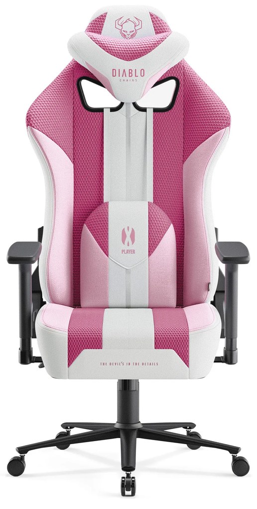 Sedia da gaming Diablo X-Player 2.0 In Materiale Normal Size: Marshmallow Pink