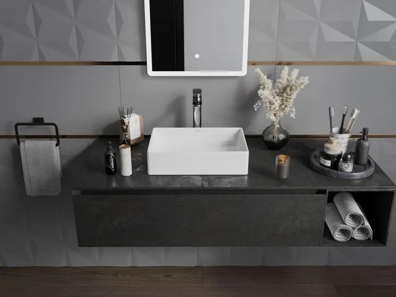 Mexen Goya lavabo da appoggio 45 x 32 cm, bianco - 22184500