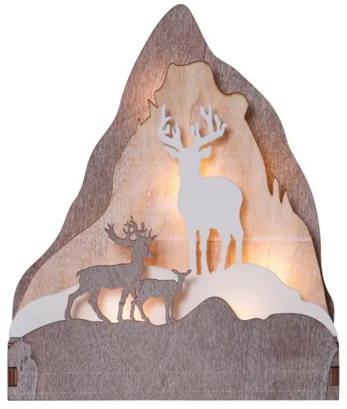 Eglo 410412 - Decorazione LED natalizia FAUNA 10xLED/0,03W/2xAA