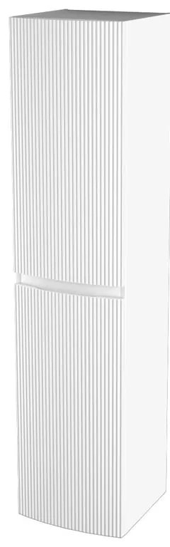 Armadietto bagno a terra Vague BADEN HAUS 2 ante P 38 x L 40 x H 170 cm bianco opaco