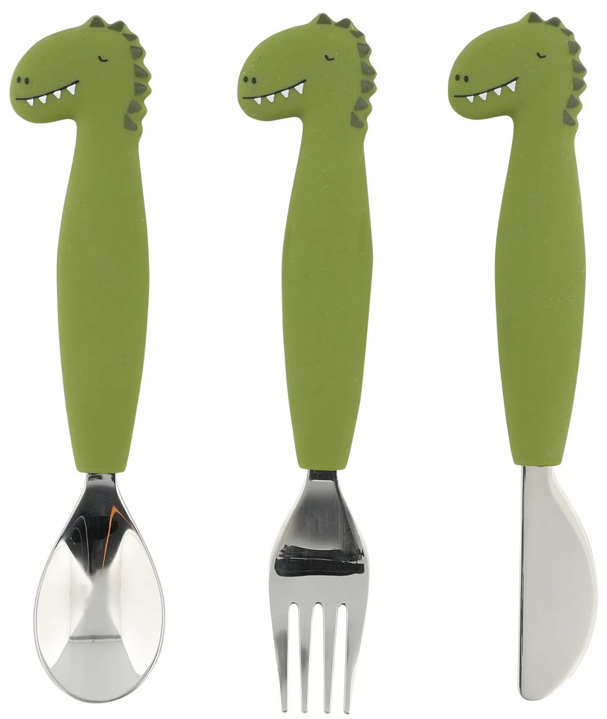 Set di posate 3 pezzi Mr. Dino