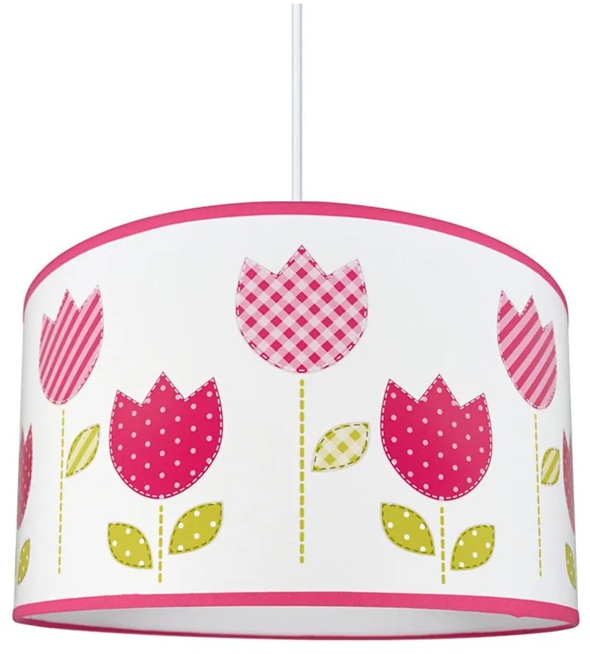 Lampadario a sospensione per bambini TULIPS 1xE27/60W/230V