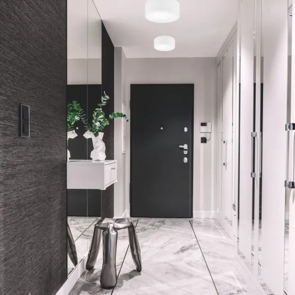 Plafoniera SIRJA DOUBLE 2xE27/15W/230V diametro 35 cm bianco