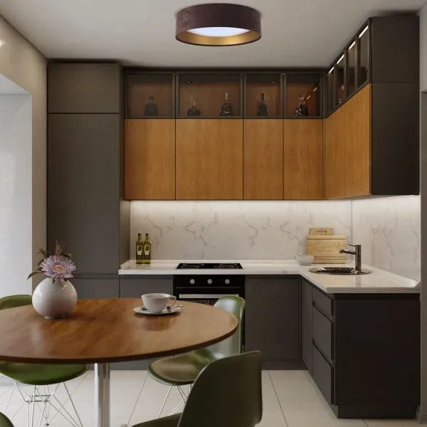 Lampada da soffitto LED GALAXY 24W 230V marrone/oro