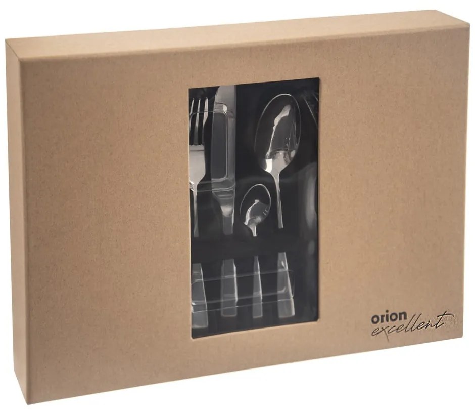 Posate argentate in acciaio inox 24 pz Mirror – Orion