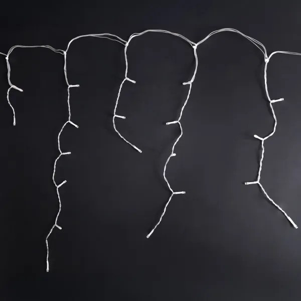 Brilagi - Catena LED per esterni, 200 LED, 8 funzioni, 13 m, IP44, bianco freddo