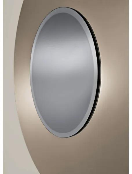 Specchio tondo con piano Bronzo e inserto in specchio Fumč LEMA D160 cm