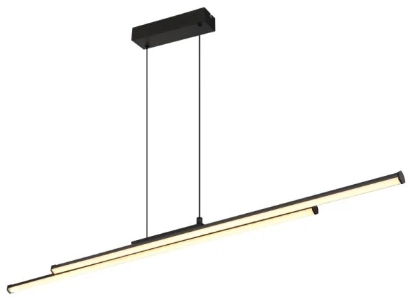 Globo 67342-24H - Lampadario LED a sospensione con filo KIRINA LED/24W/230V 3000K nero