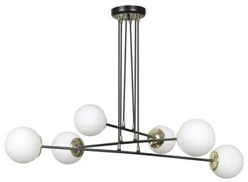 Lampadario a sospensione OGNIS 6 BLACK