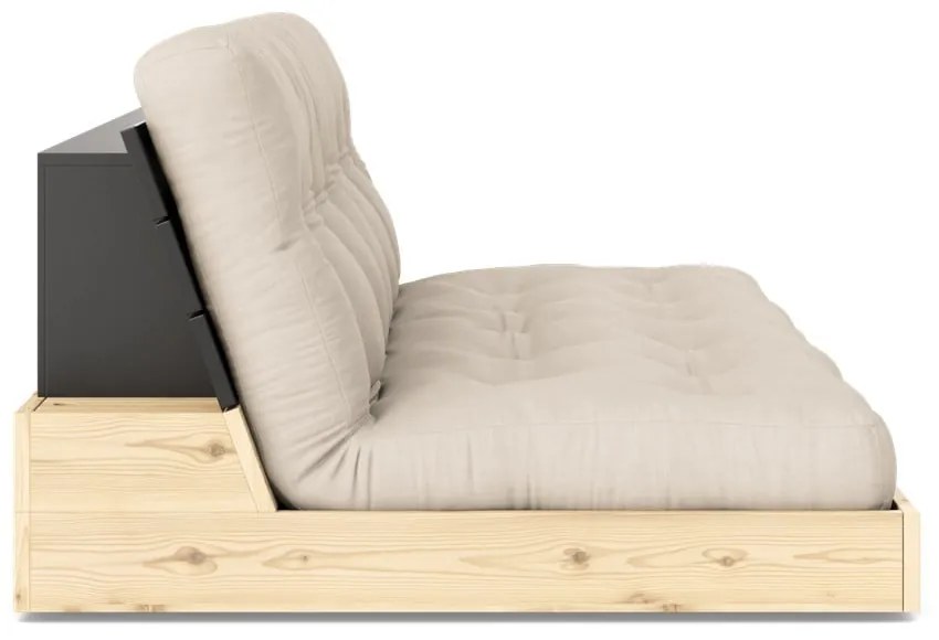 Divano letto beige 196 cm Base - Karup Design