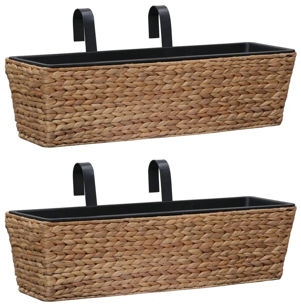 Fioriere 2 Pz İn Giacinto Intrecciato /