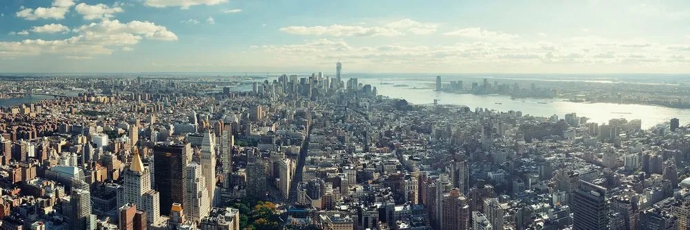 Quadro su tela – Vista sul centro incantevole di New York