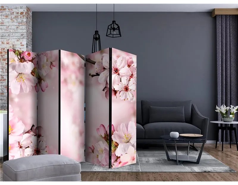 Paravento  Spring Cherry Blossom II [Room Dividers]  Colore ---, Dimensioni e Misure 225x172