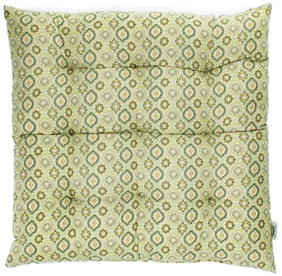 Cuscino per sedia in cotone 37x37 cm Blockprint – Rex London