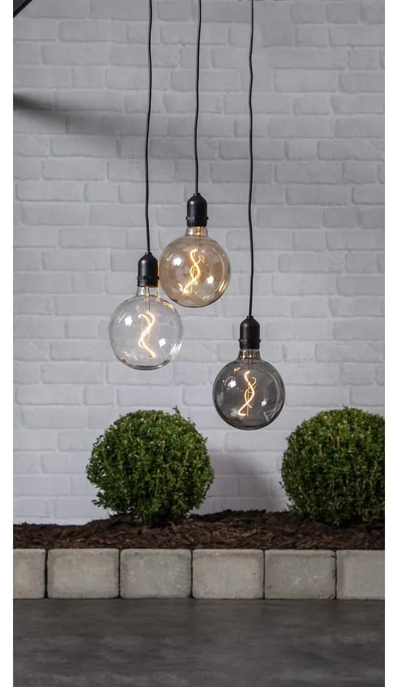 Apparecchio LED marrone per esterni, lunghezza 1 m Bowl - Star Trading