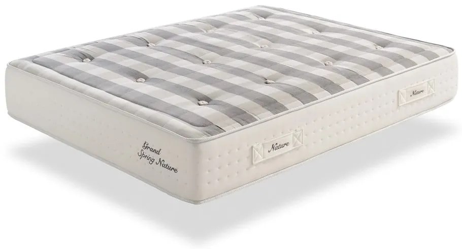 Materasso termoregolatore a molle durezza media 160x200 cm Grand Spring Nature - Moonia