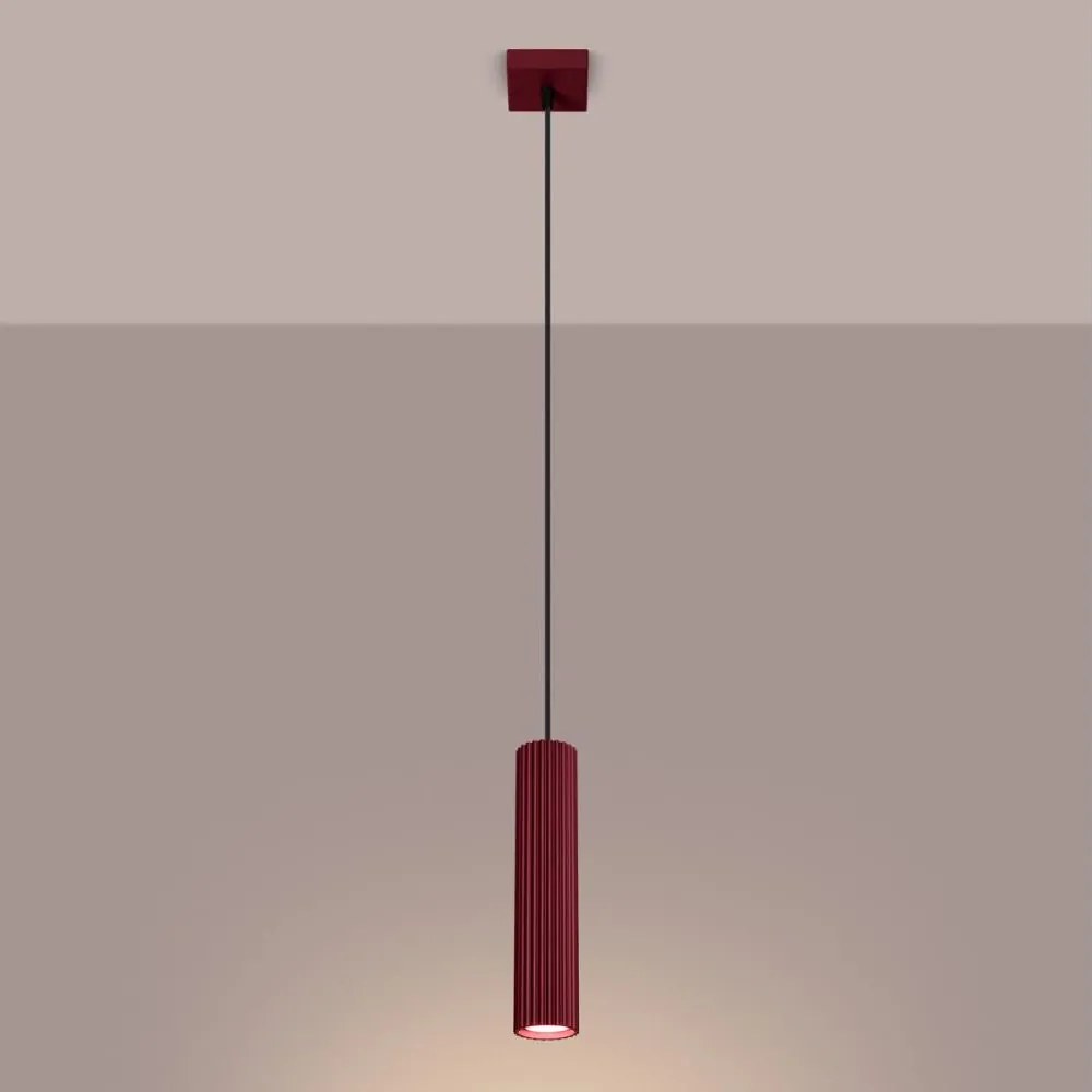 Brilagi - Lampadario a cavo CRESTO 1xGU10/10W/230V bordeaux