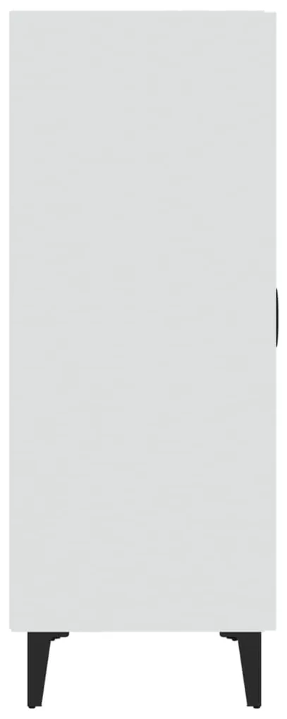 Credenza bianca 70x34x90 cm in legno multistrato