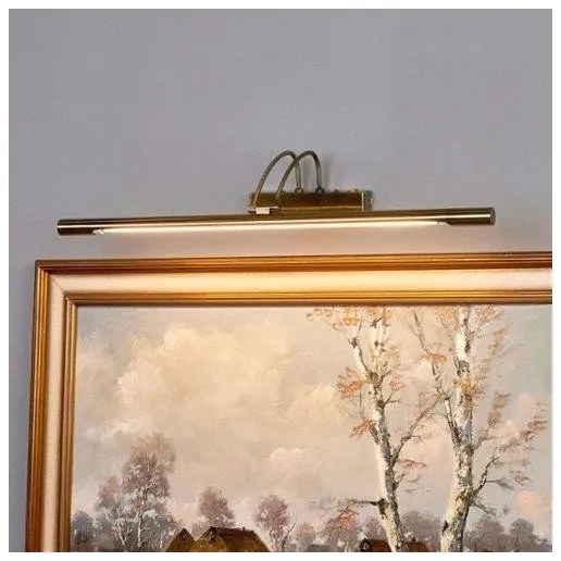 Searchlight 8343AB - Lampada LED da quadri LED/14W/230V ottone